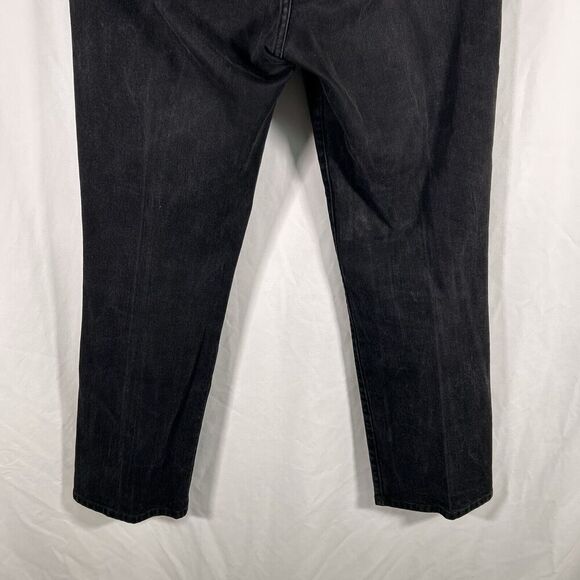 Lauren Ralph Lauren Jeans Women 10 Black Denim High Rise Button Zip Cotton Blend - Picture 10 of 10